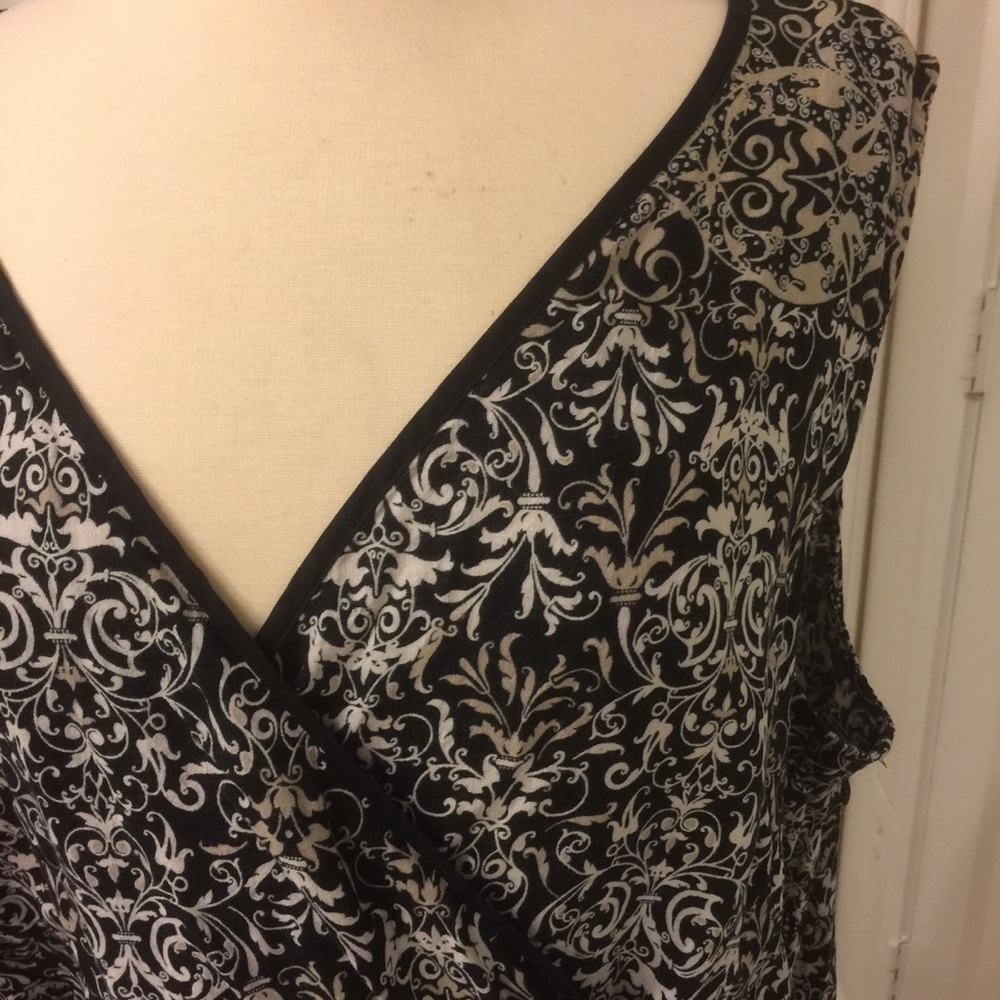 Lane Bryant linen blend dress